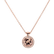 Diamond necklace with Morganite Moondust2