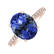 Diamond ring with Tanzanite Playful Glamour2