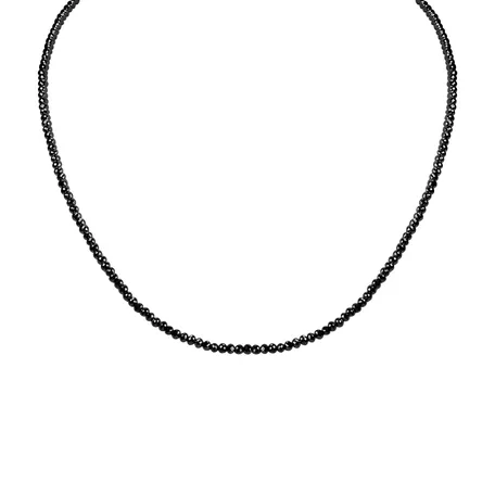Necklace with black diamonds Bubbling Soap