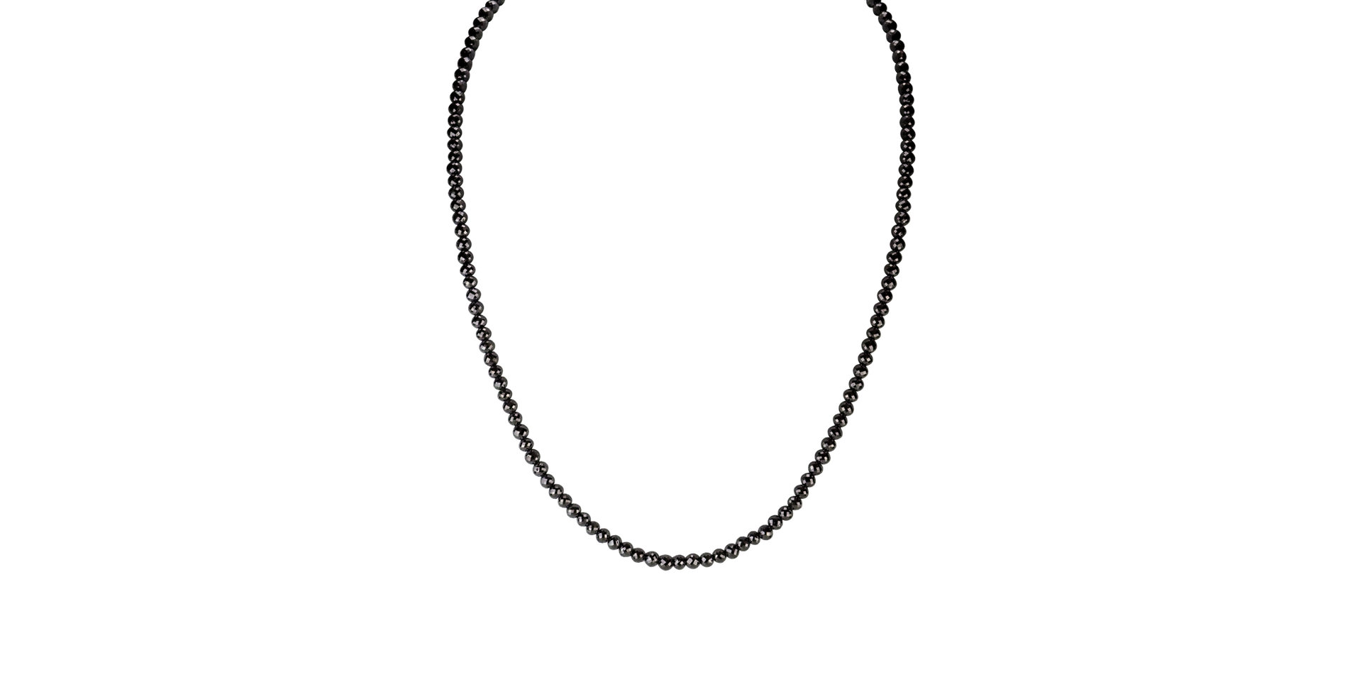 Necklace with black diamonds Bubbling Soap