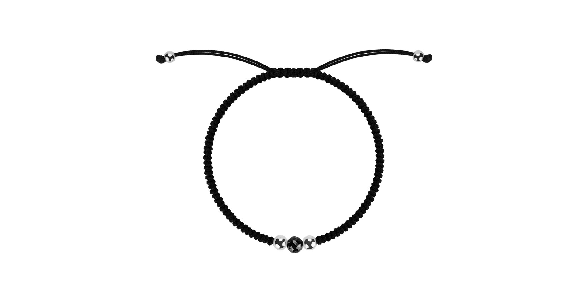 Bracelet with black diamonds Night Spell