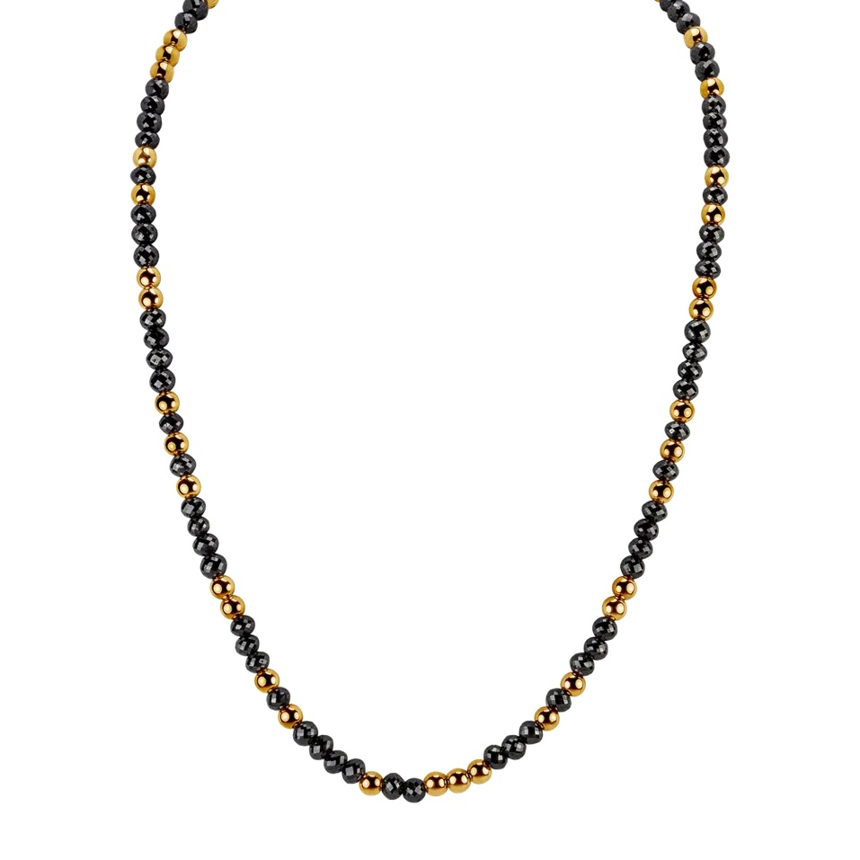 Necklace with black diamonds Night Chain