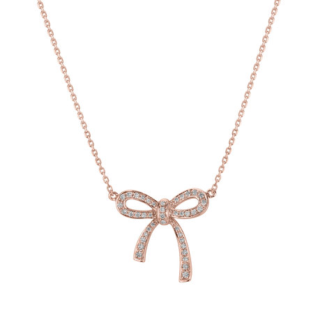 Diamond necklace Mystic Bow