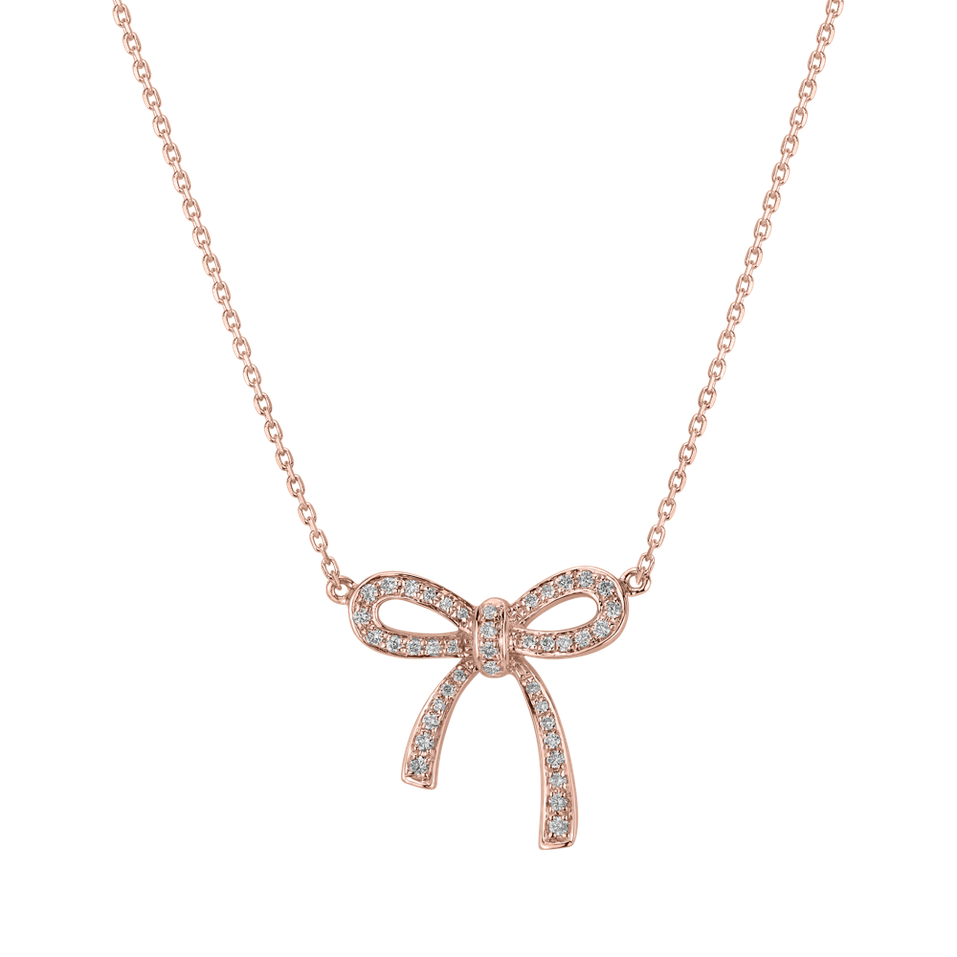 Diamond necklace Mystic Bow
