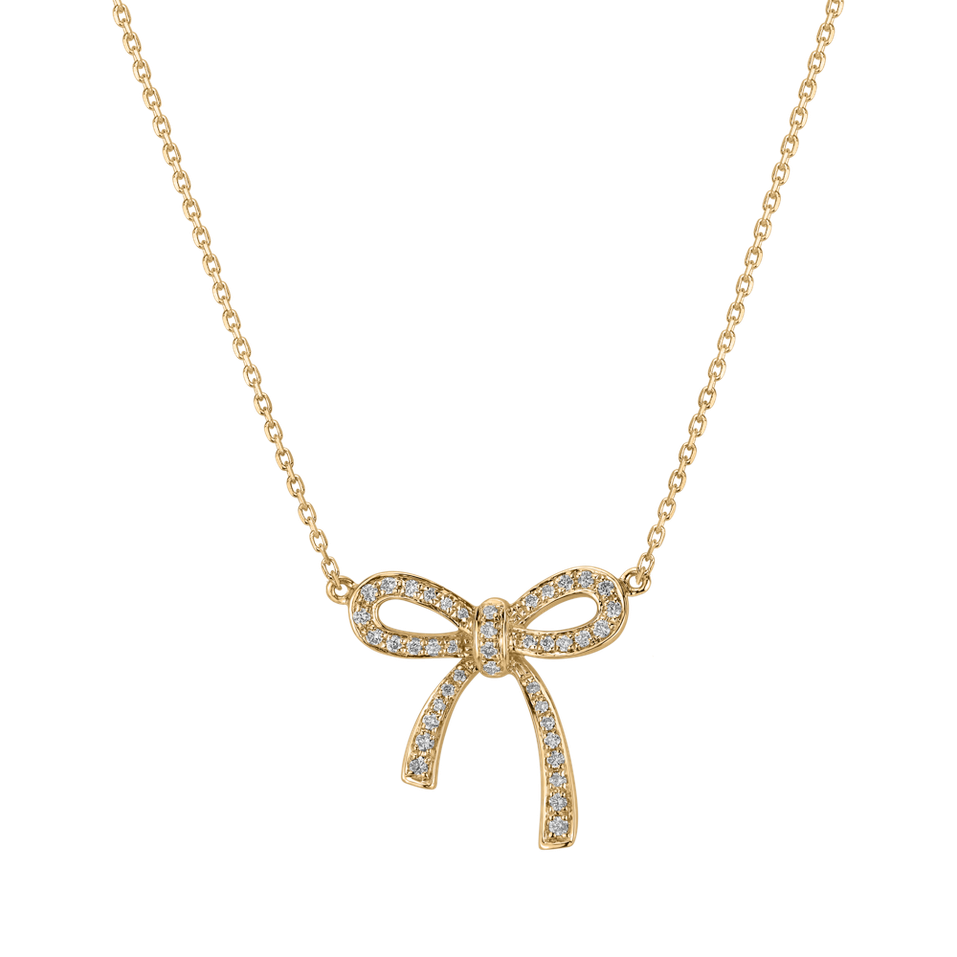 Diamond necklace Mystic Bow