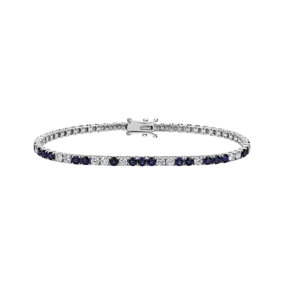 Diamond bracelet with Sapphire Aurorra