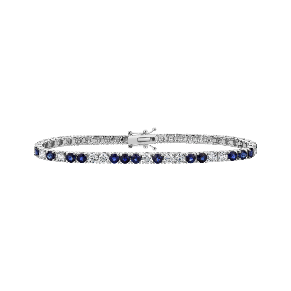 Diamond bracelet with Sapphire Aurorra