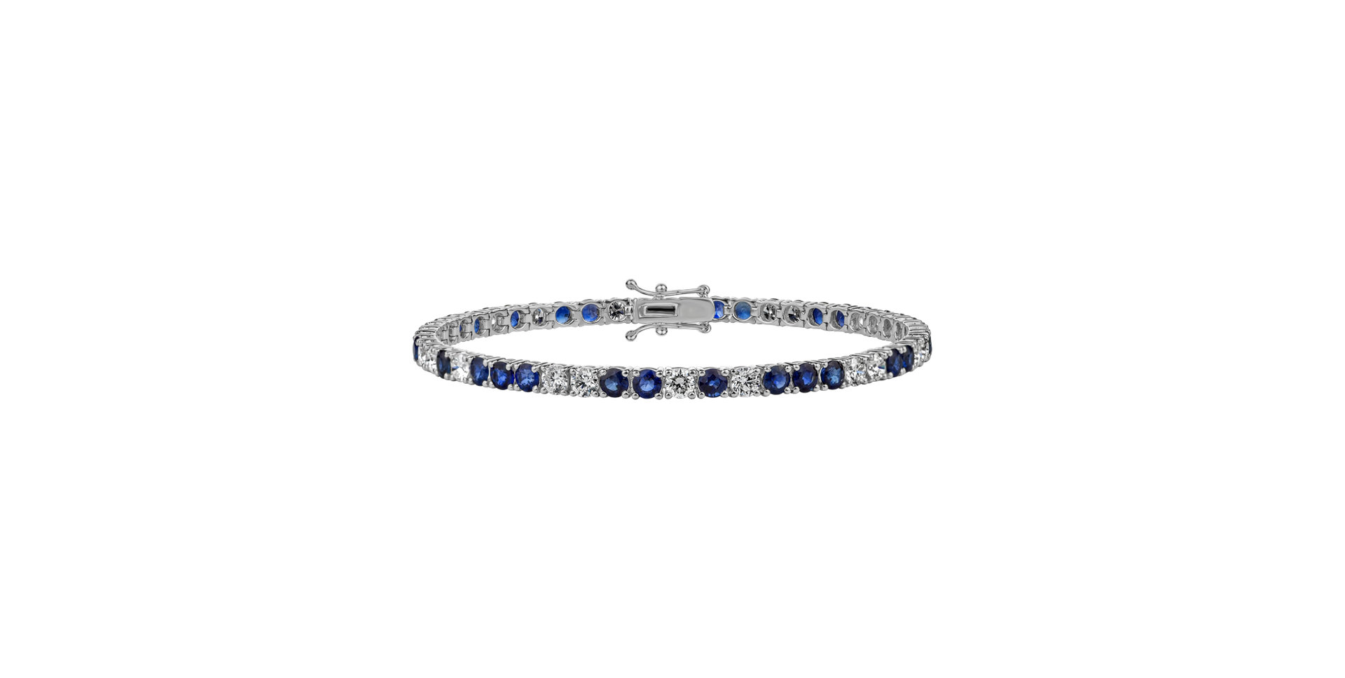 Diamond bracelet with Sapphire Belissia