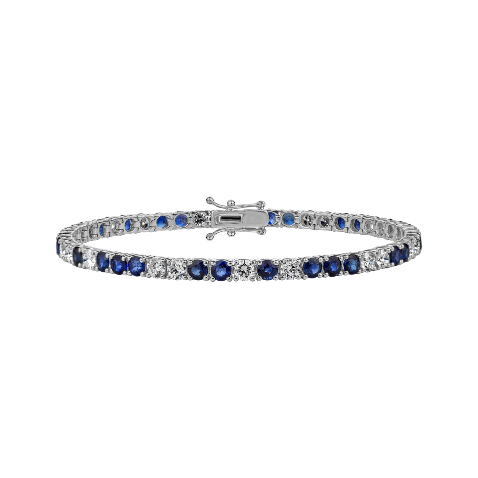 Diamond bracelet with Sapphire Belissia