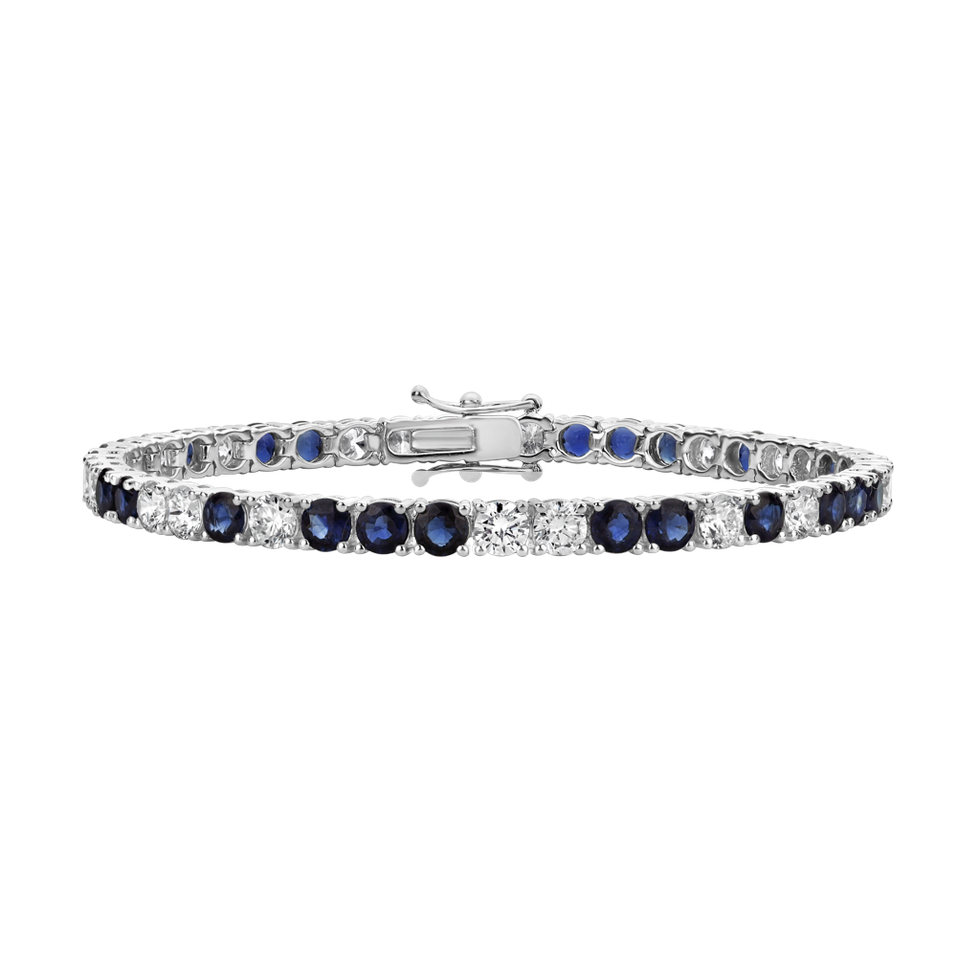 Diamond bracelet with Sapphire Belissia