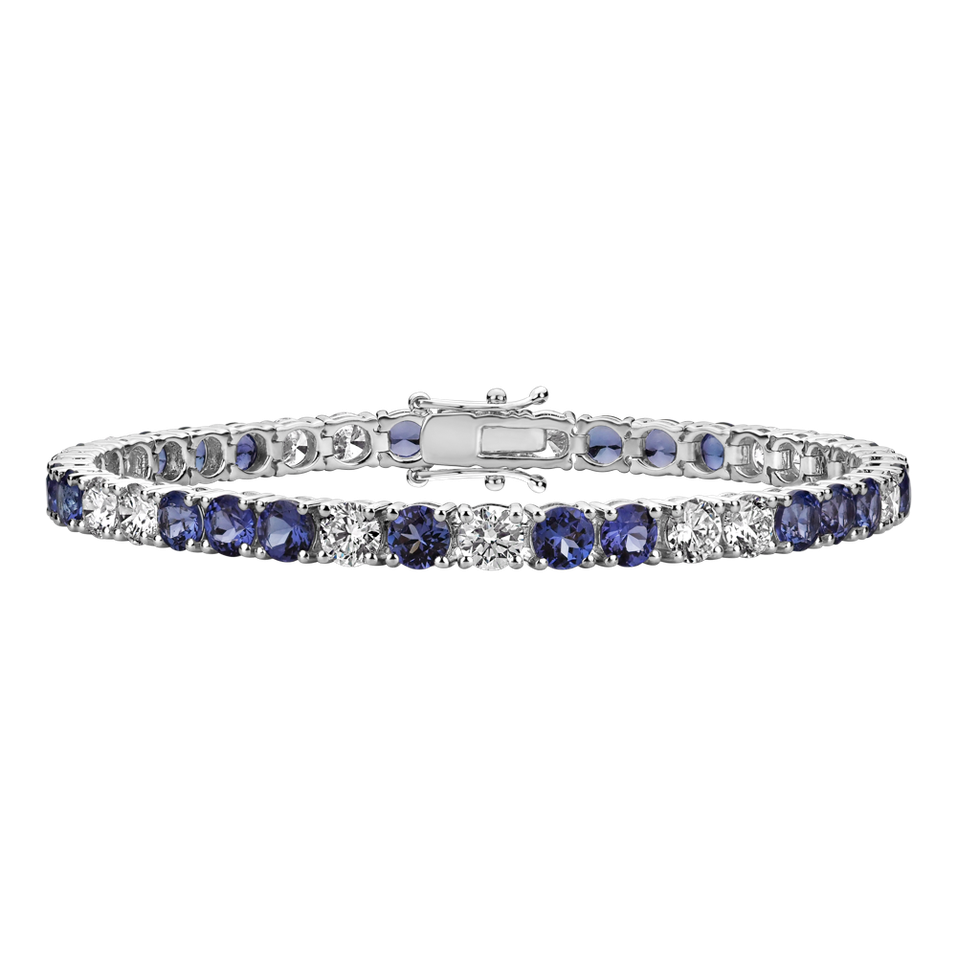 Diamond bracelet with Tanzanite Belissia