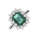Diamond ring with Emerald Brody2