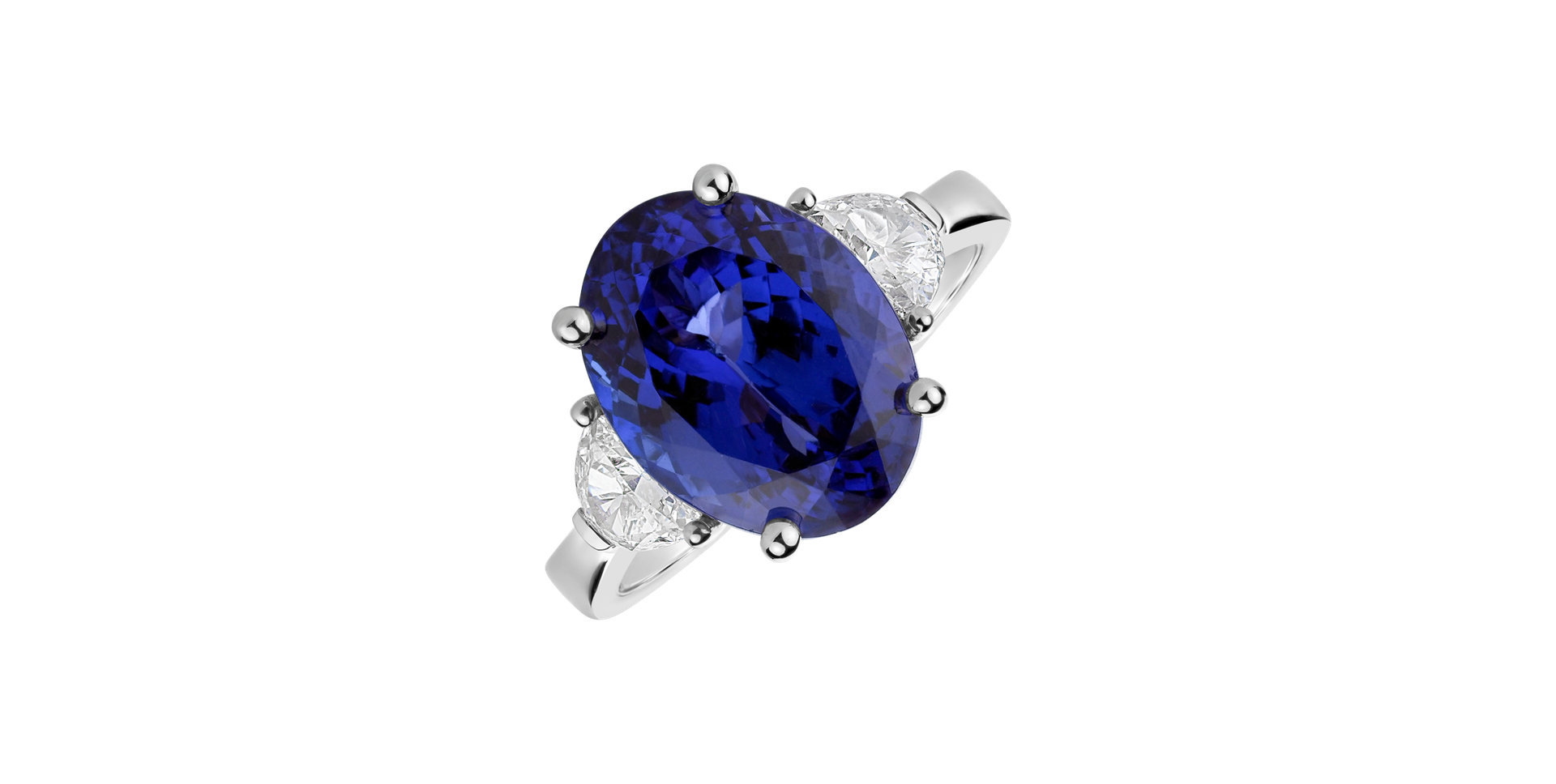 Diamond ring with Tanzanite Terry
