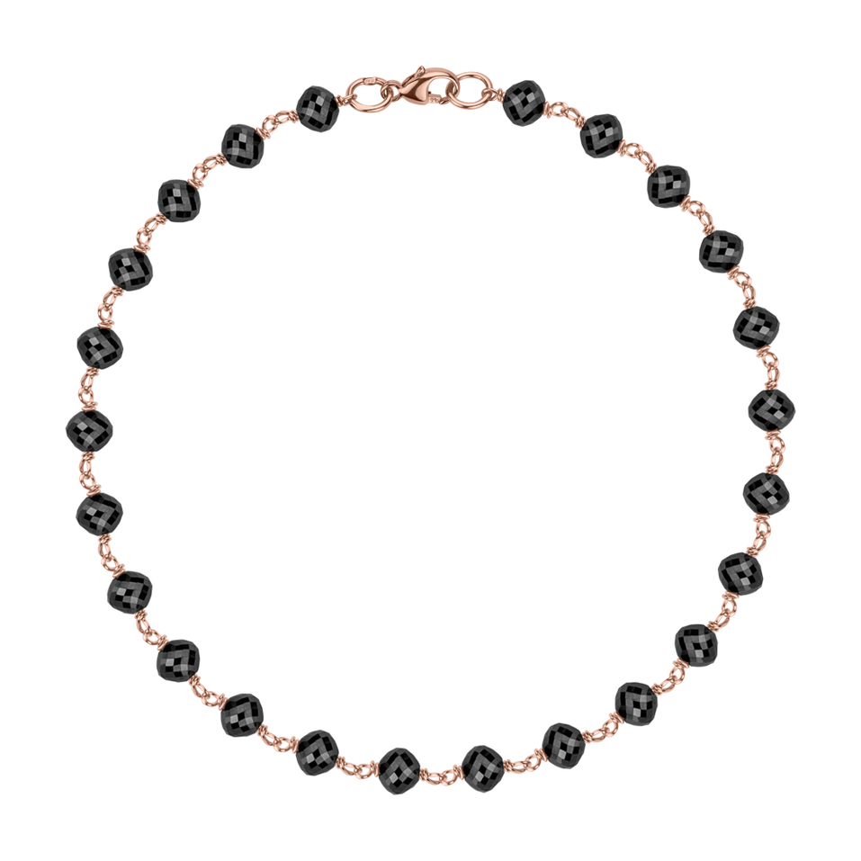 Bracelet with black diamonds Dark Melody