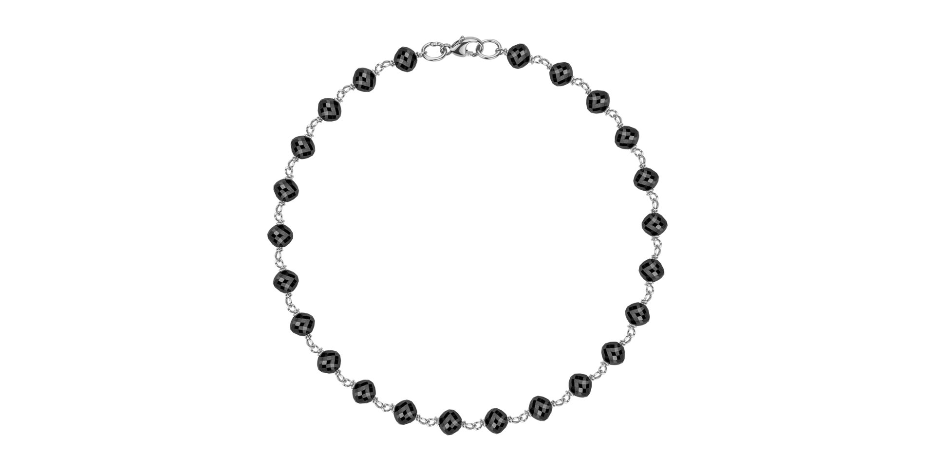 Bracelet with black diamonds Dark Melody