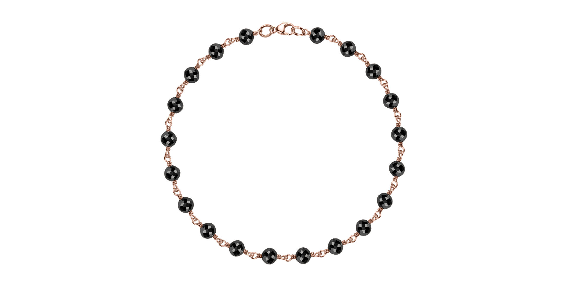 Bracelet with black diamonds Dark Melody