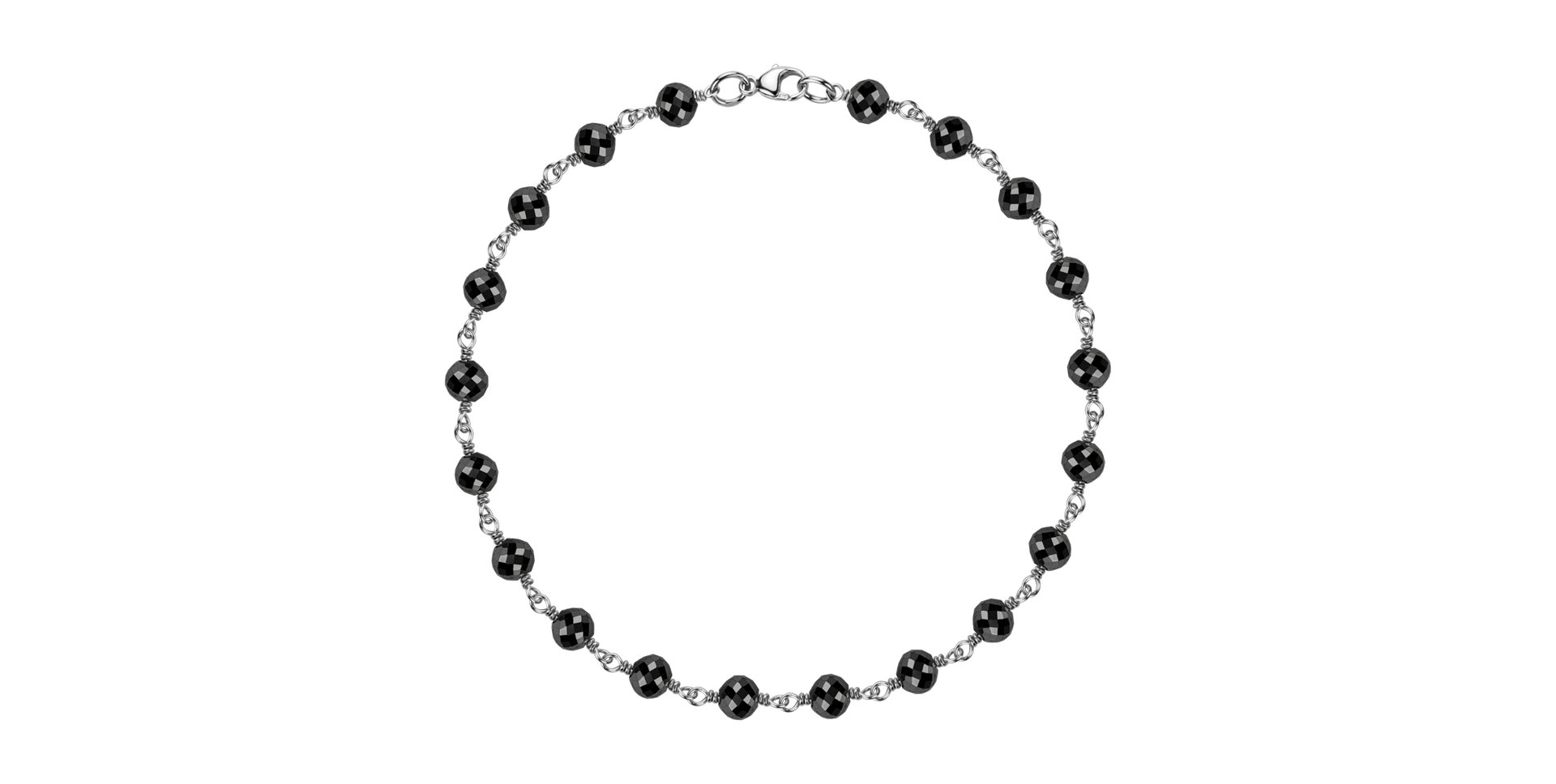 Bracelet with black diamonds Dark Melody