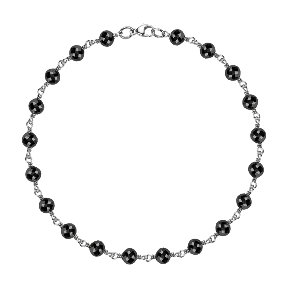 Bracelet with black diamonds Dark Melody