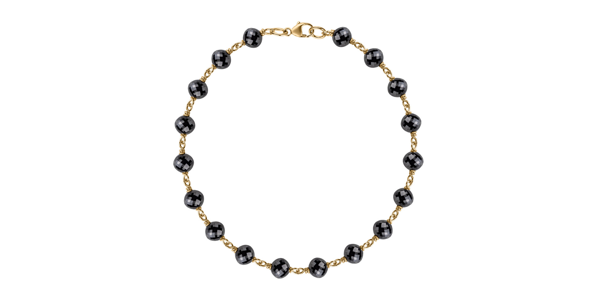 Bracelet with black diamonds Dark Melody