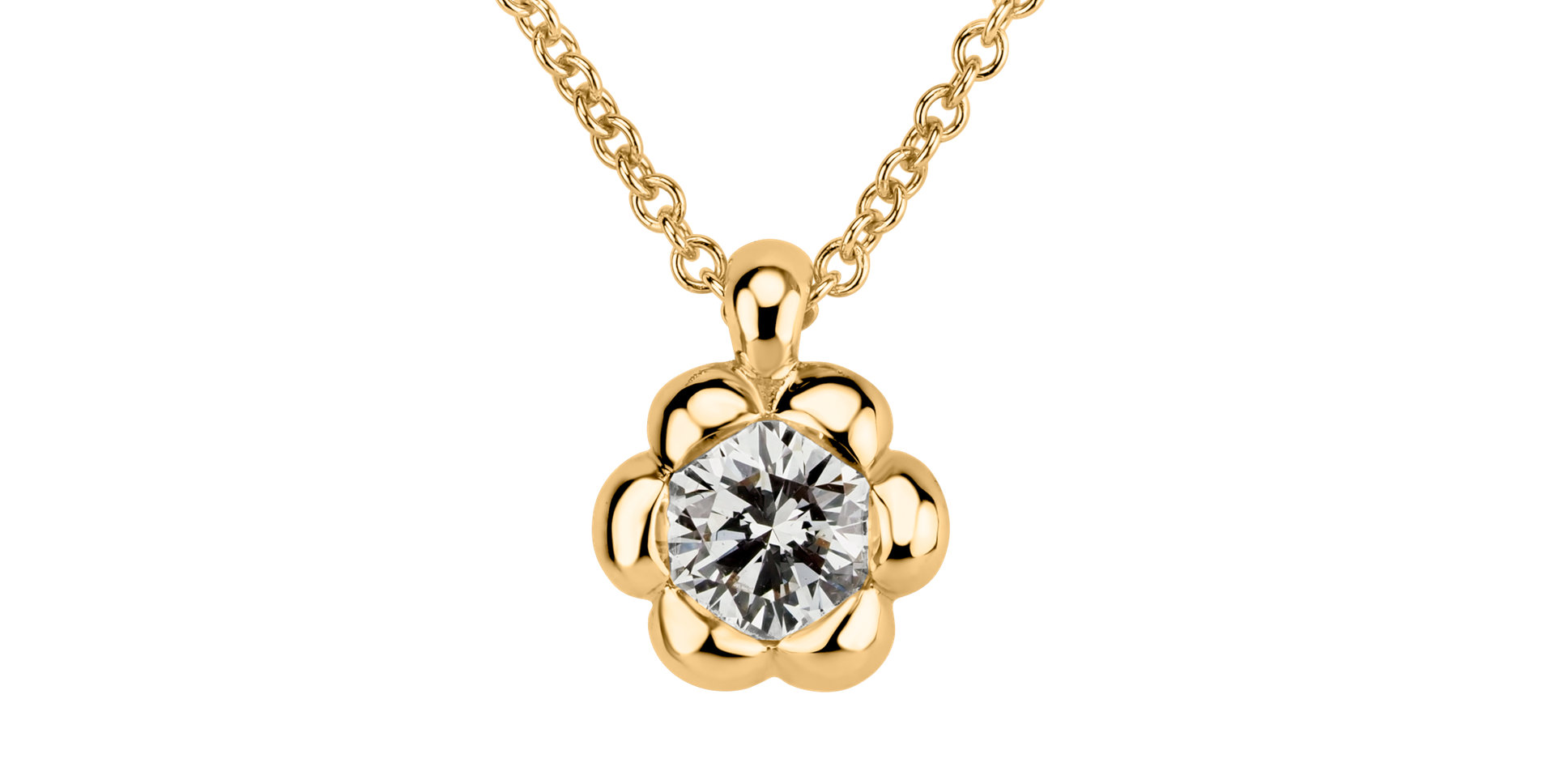 Diamond necklace Blooming Love