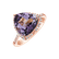 Diamond rings with Amethyst Jonina2