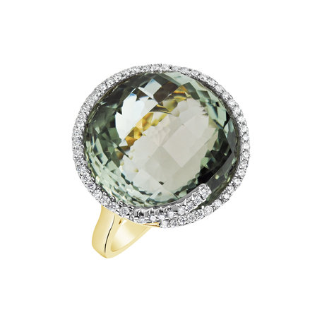 Diamond rings with Amethyst Arthurine