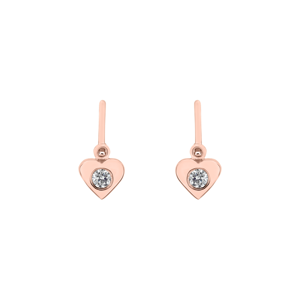 Children's diamond earrings Selma