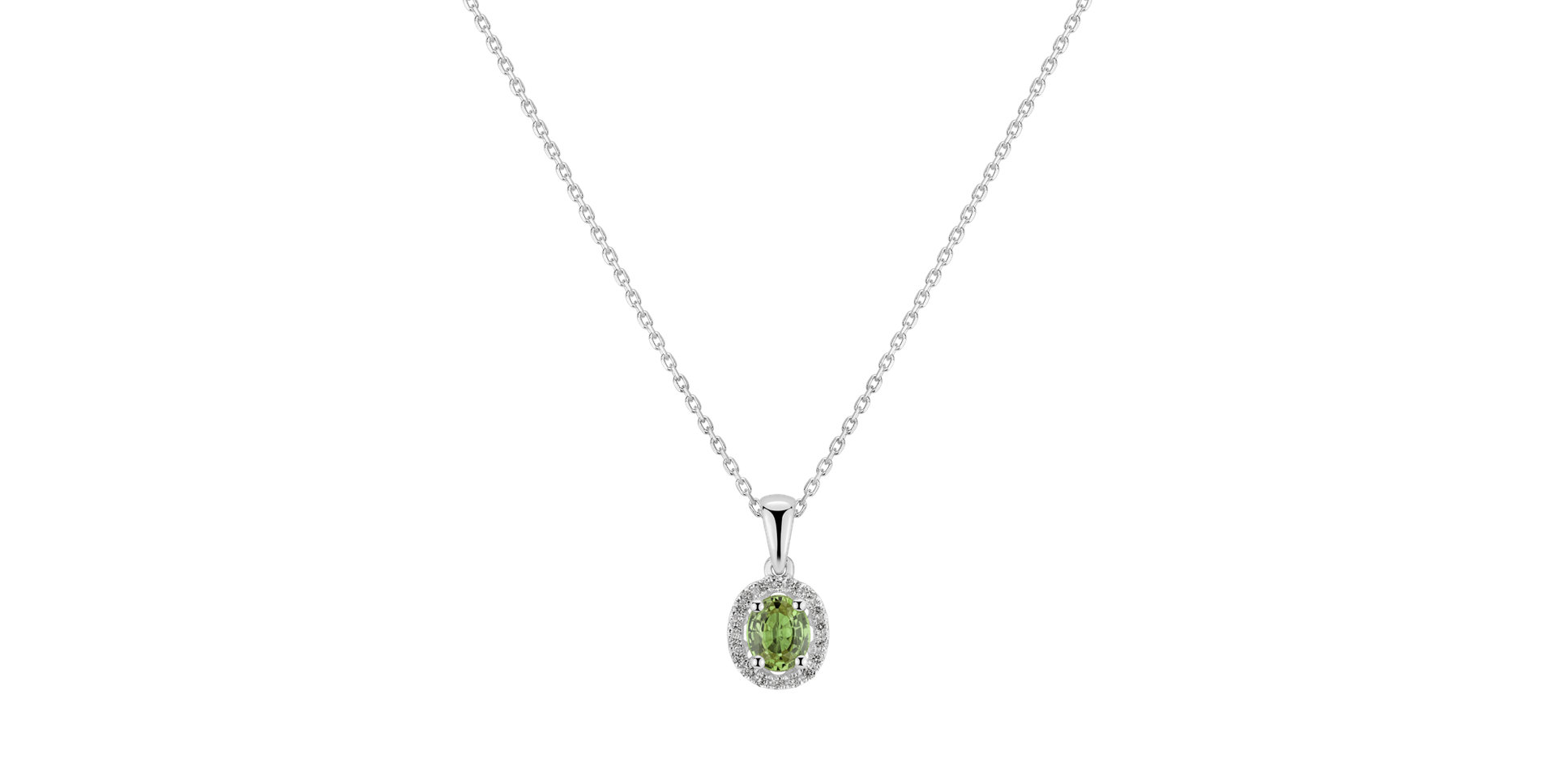 Diamond pendant with Sapphire Royal Love