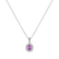 Diamond pendant with Sapphire Princess2