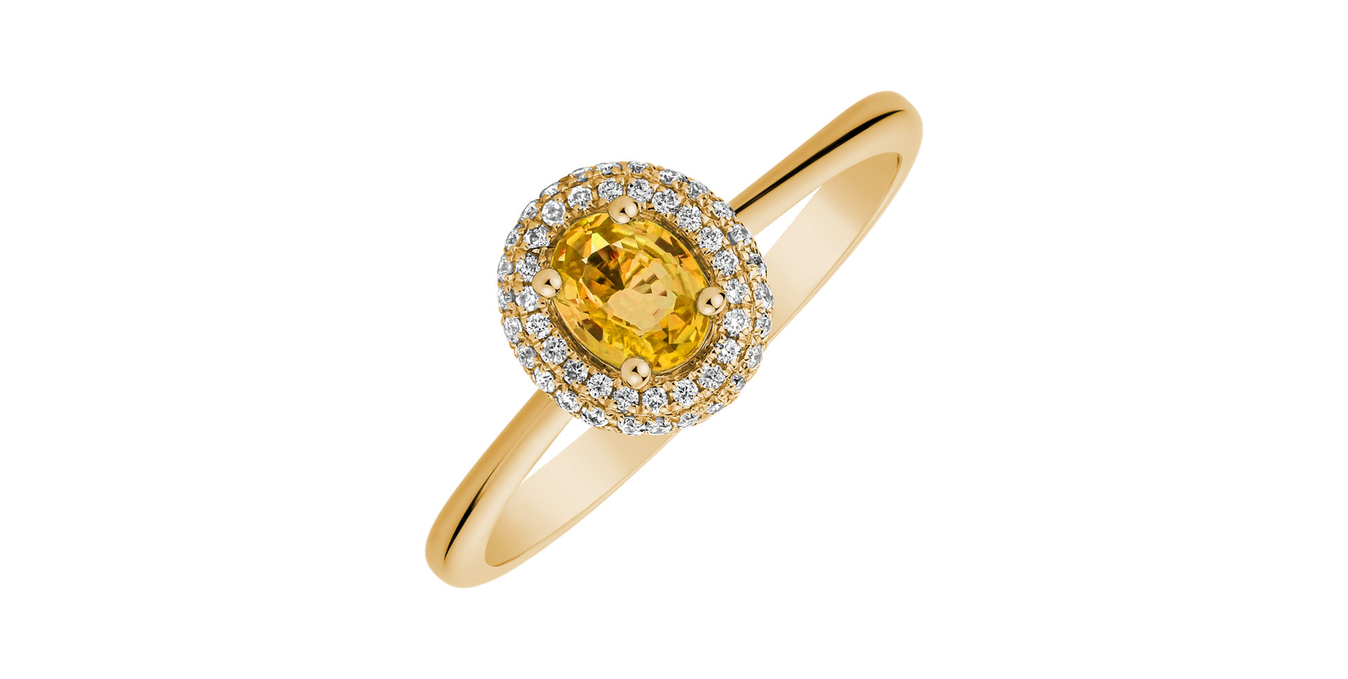 Diamond ring with Sapphire Princess