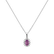 Diamond pendant with Sapphire Princess2