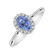 Diamond ring with Sapphire Princess2