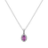 Diamond pendant with Sapphire Princess2