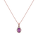 Diamond pendant with Sapphire Princess Essence2