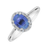 Diamond ring with Sapphire Princess2