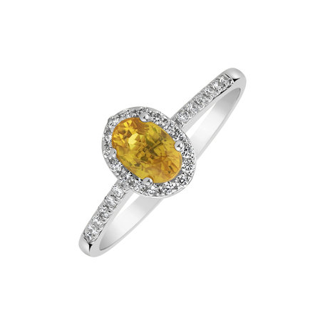 Diamond ring with Sapphire Princess Desperation