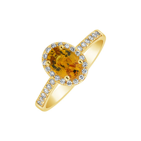 Diamond ring with Sapphire Princess Desperation