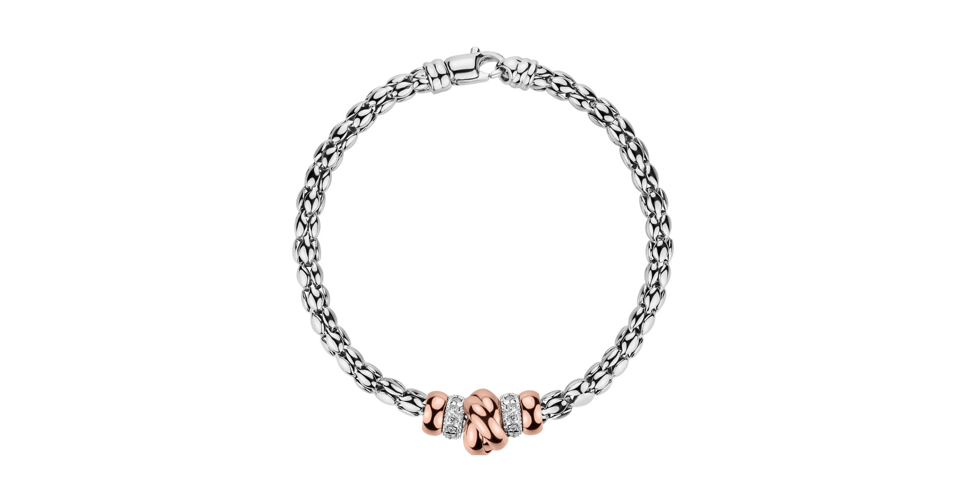 Bracelet with diamonds Basie