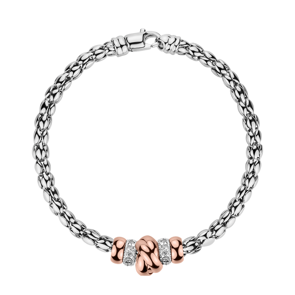 Bracelet with diamonds Basie