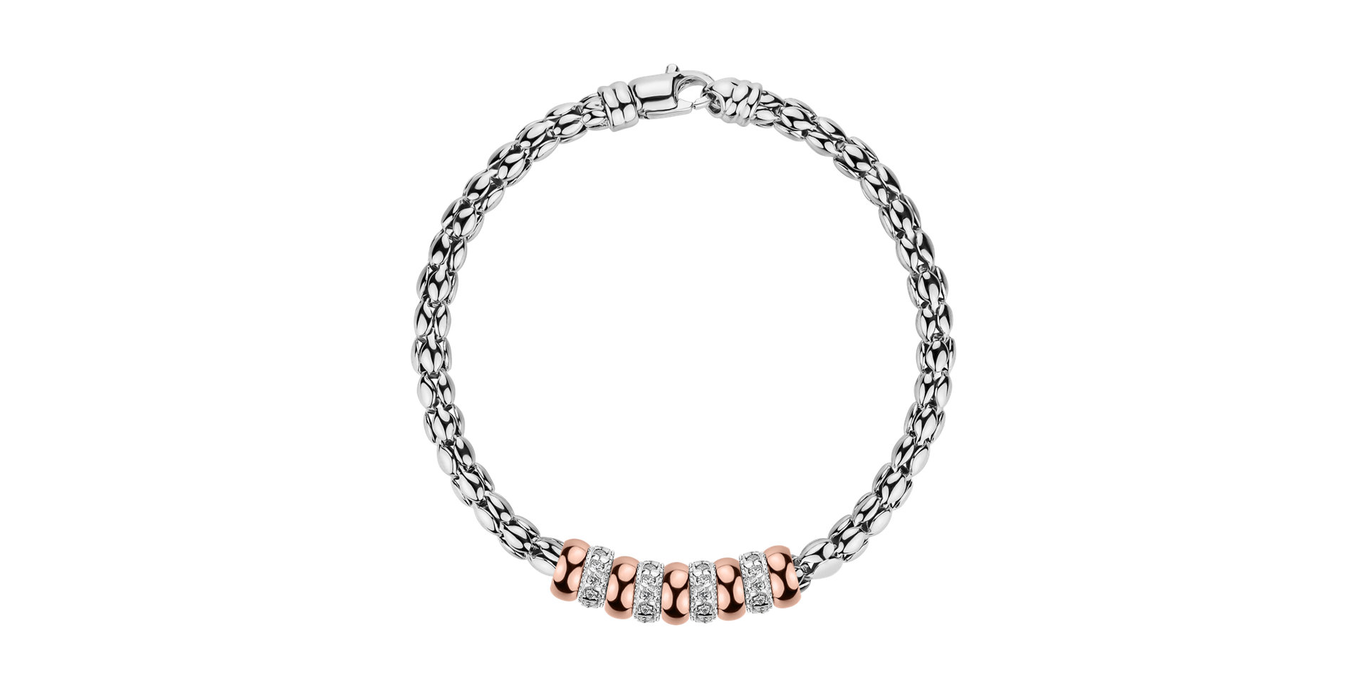 Bracelet with diamonds Raayo