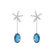 Diamond earrings with Topaz Kornelios2
