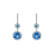 Diamond earrings with Topaz Ilaria2