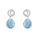 Diamond earrings with Topaz Fabulous Fiction2