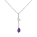 Diamond pendant with Amethyst Indulge Special2
