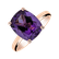 Ring with Amethyst Brazil Bonbon2