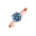 Ring with Topaz Peaceful Spirit2