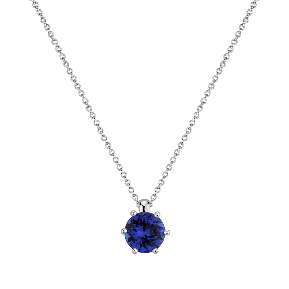 Necklace with Tanzanite Eternal Drop