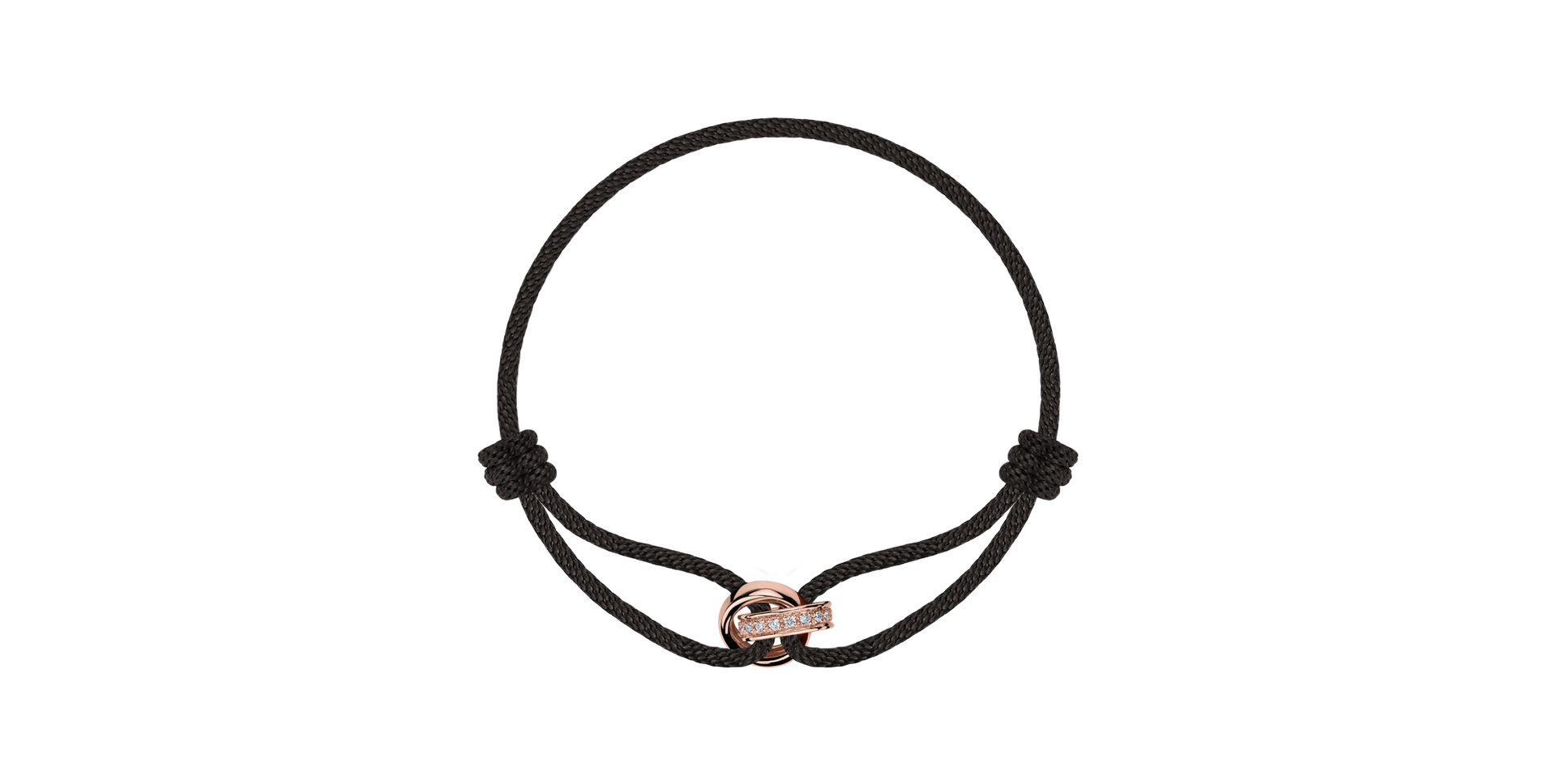 Bracelet with diamonds Lucky Node