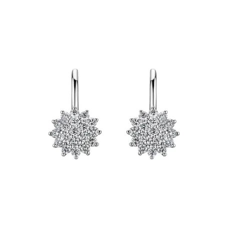 Diamond earrings Delicate Star
