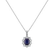 Diamond necklace with Sapphire Angelic Aura2
